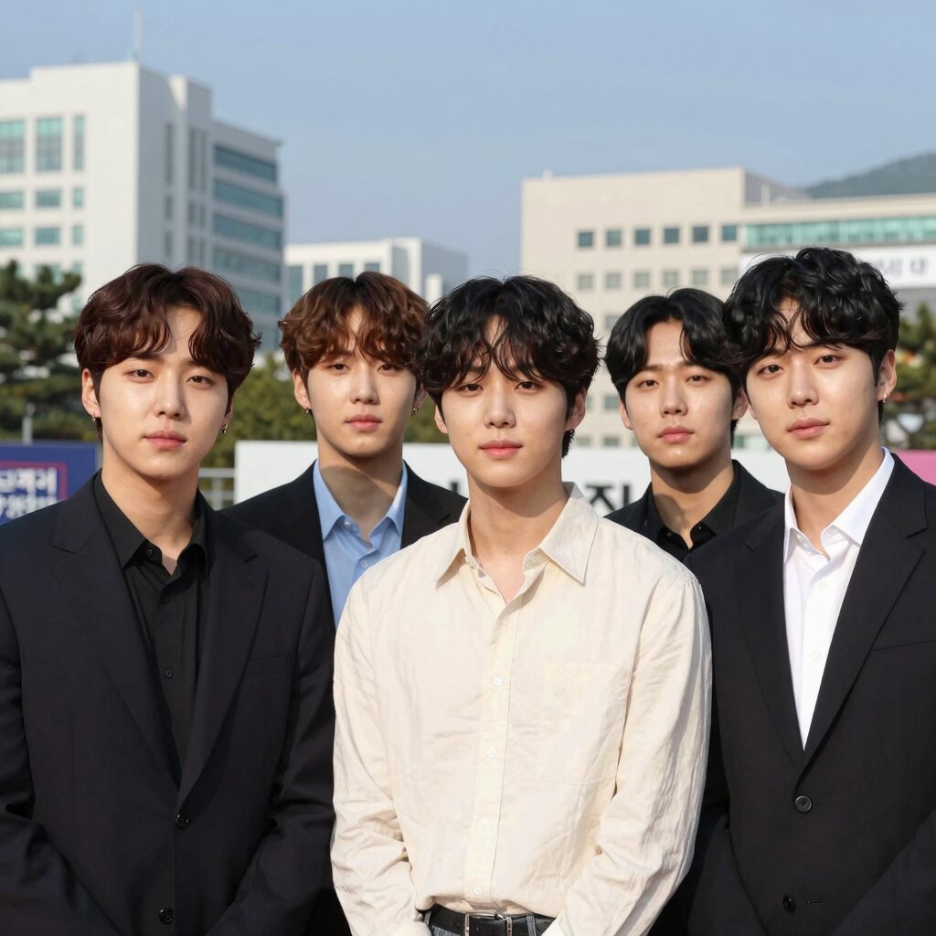 BTS 그래미 보이콧 선언 기자회견 현장