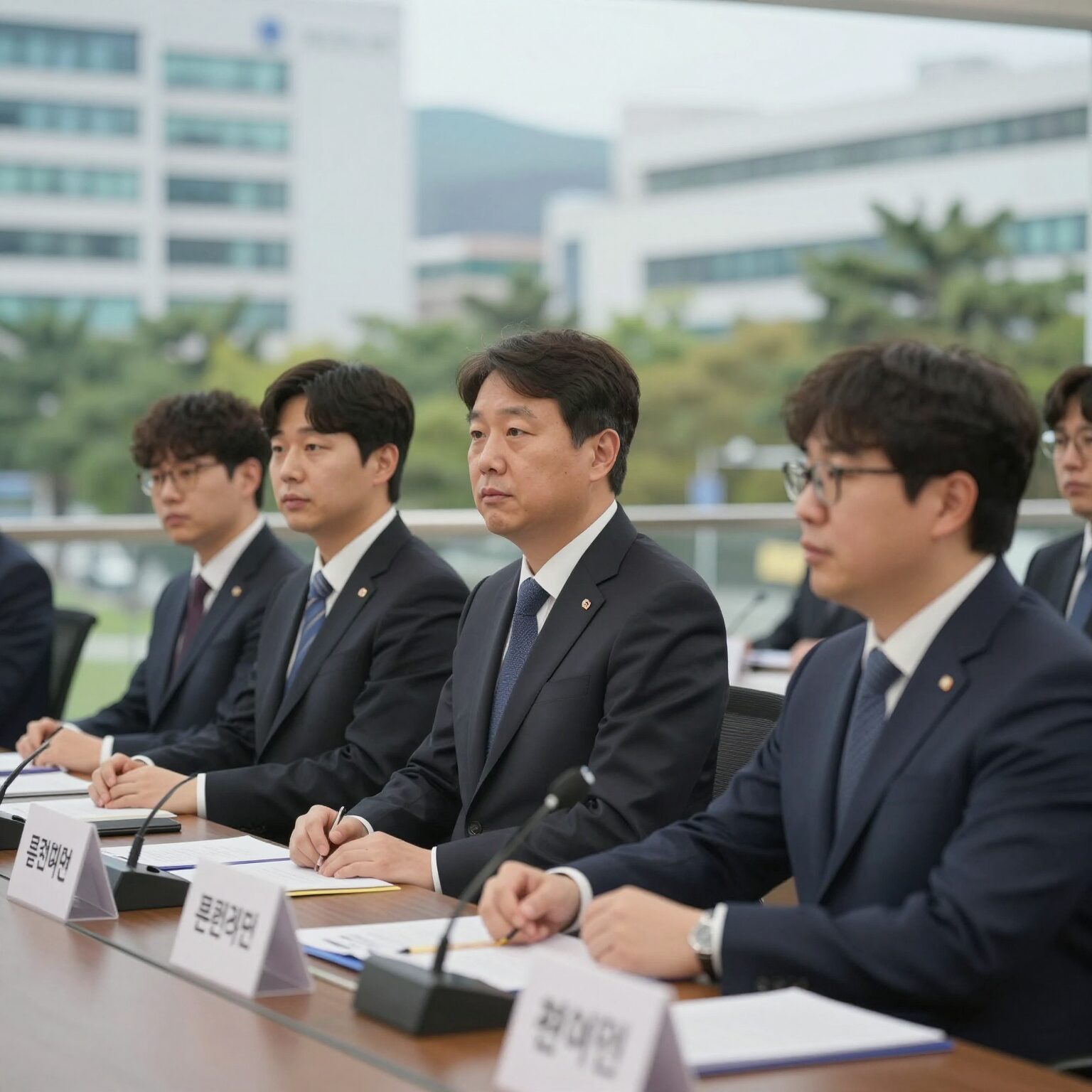 최휘영 문체부 장관이 문화 정책 브리핑을 하고 있는 모습