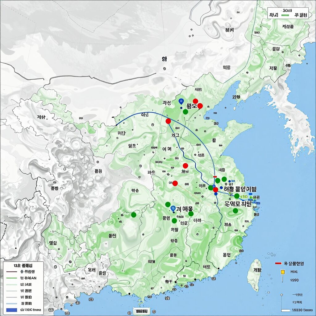 13호 태풍 돌핀의 예상 이동 경로를 보여주는 기상 지도