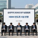 삼성전자 실적발표 후 주가 하락 이유 삼성전자 2026년 2분기 실적발표 HBM4 반도체 사업 전망 관련 이미지