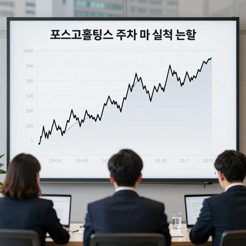 포스코홀딩스 주가 차트 및 실적 분석
