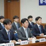 윤용근 국회의원 정몽규 문자 논란 전말 해명 윤용근 국회의원 정몽규 문자 논란 관련 청문회 장면