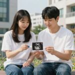 김준호 김지민 부부 드디어 임신 성공 김준호 김지민 부부가 초음파 사진과 임신 테스트기를 들고 있는 모습이 담긴 감동적인 순간