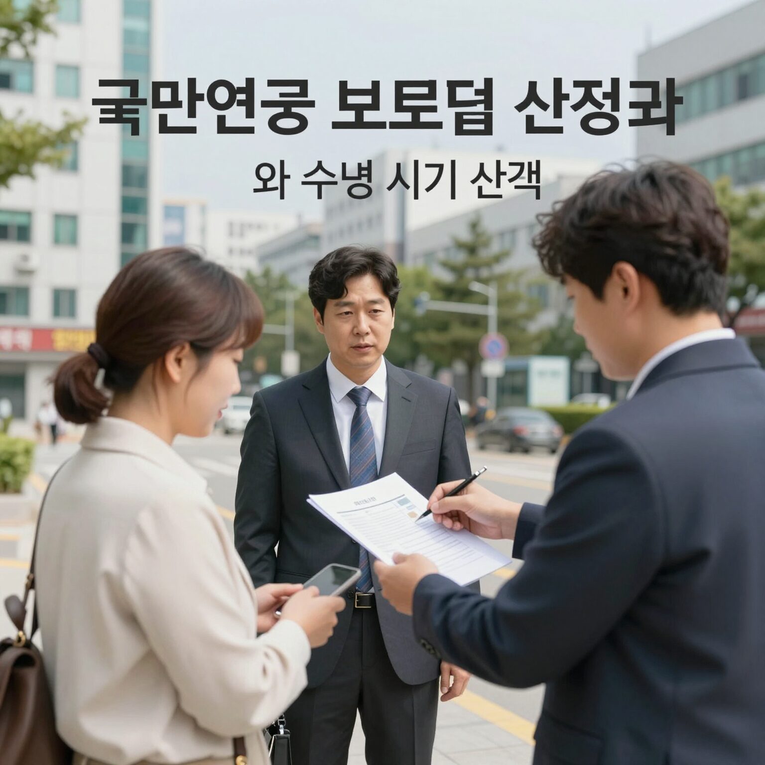 국민연금 보험료 조정 신청과 수령 시기 선택을 도와주는 이미지