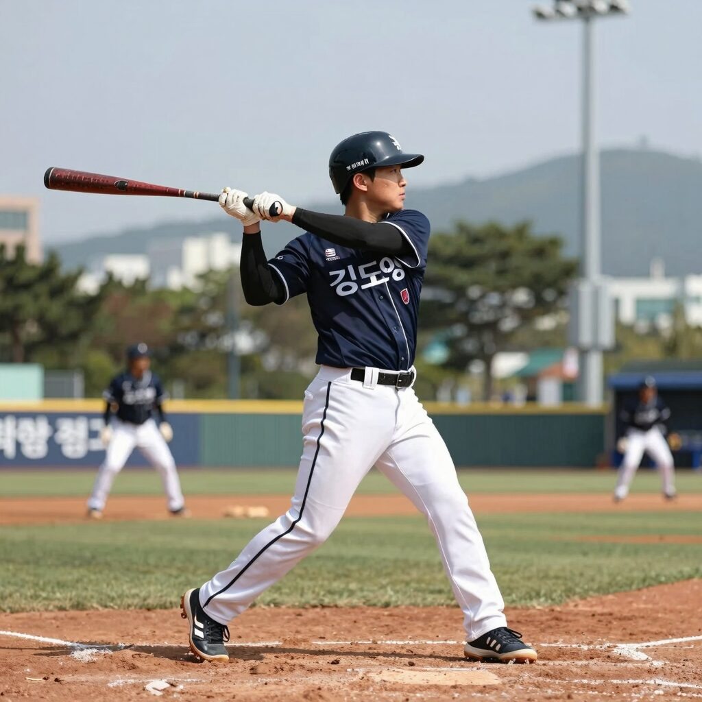 김도영 2026 시즌 32호 홈런을 날리고 있는 모습