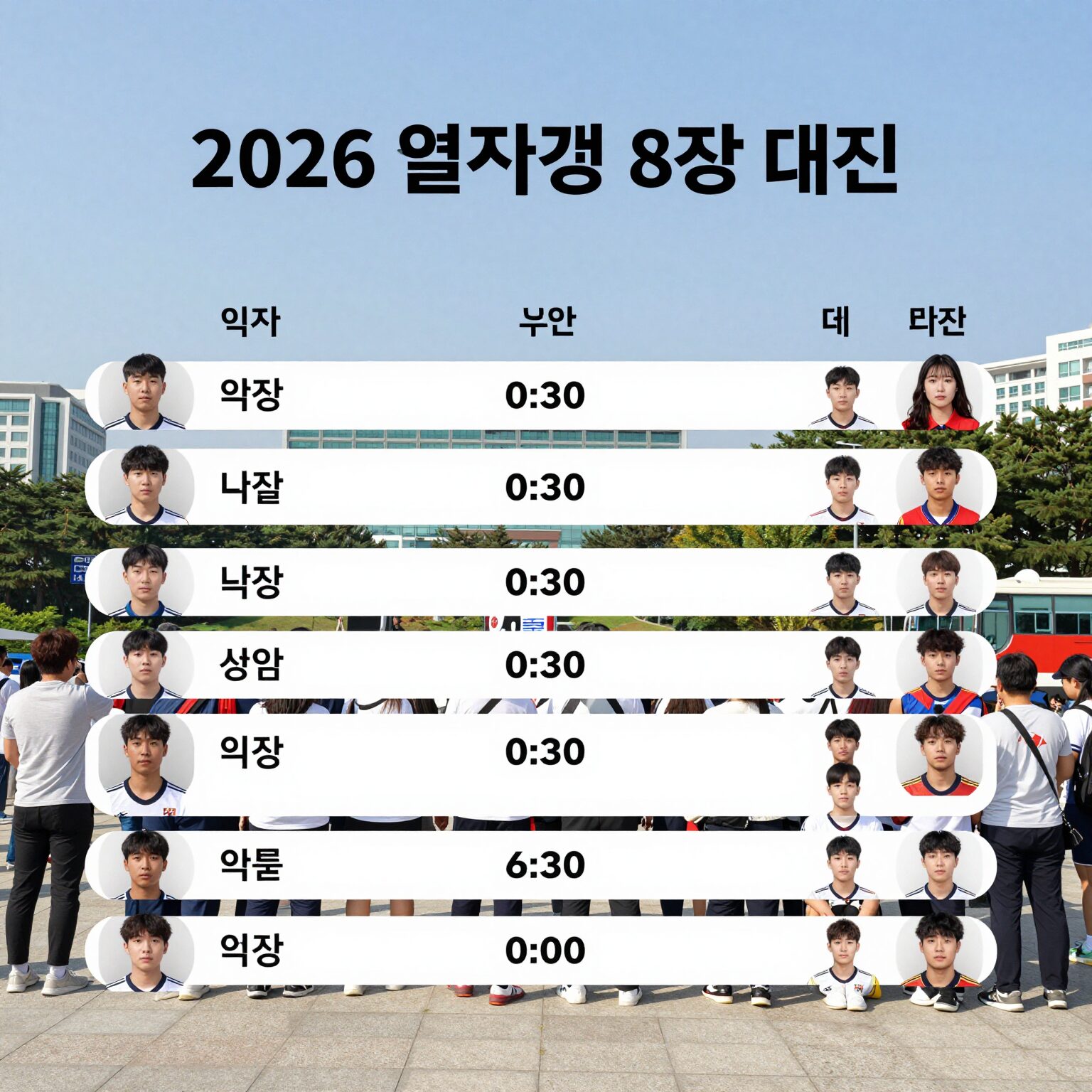 2026 월드컵 8강 대진표 이미지