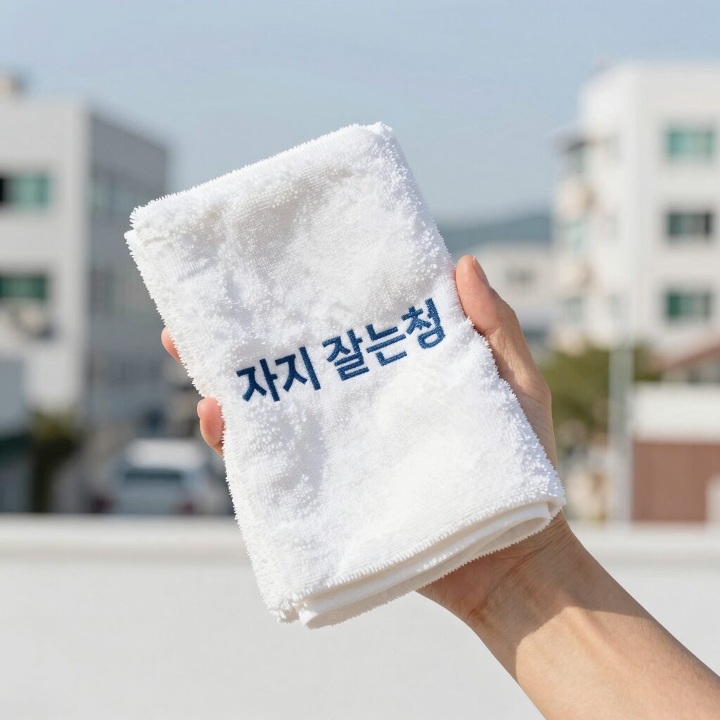 가지 씻는법 물기 제거 키친타월