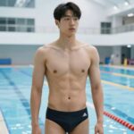 아디다스 수영복 실내 수영장 추천과 사이즈 선택 아디다스 수영복 실내 수영장 착용 사진