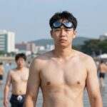 빅사이즈 성인 물놀이 모자 선택 팁 성인 물놀이 모자 빅사이즈 착용 모습