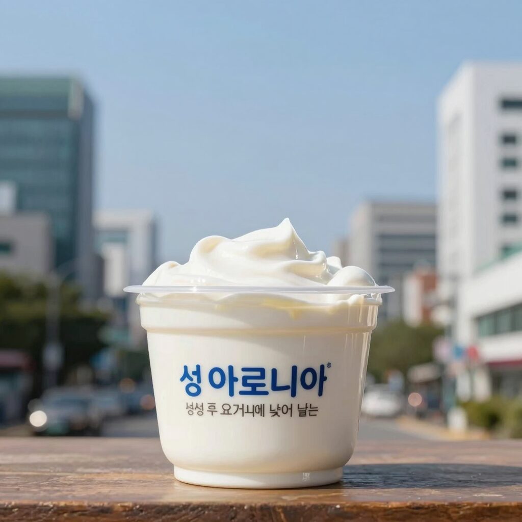 생 아로니아 냉동 후 요거트에 넣어 먹는 건강식 사진