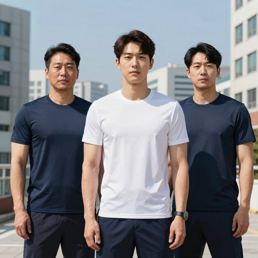 바렐 래쉬가드 착용 모습