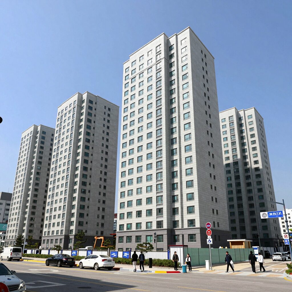 분당 양지마을 금호1단지 아파트 전경. 재건축이 추진 중인 단지의 모습