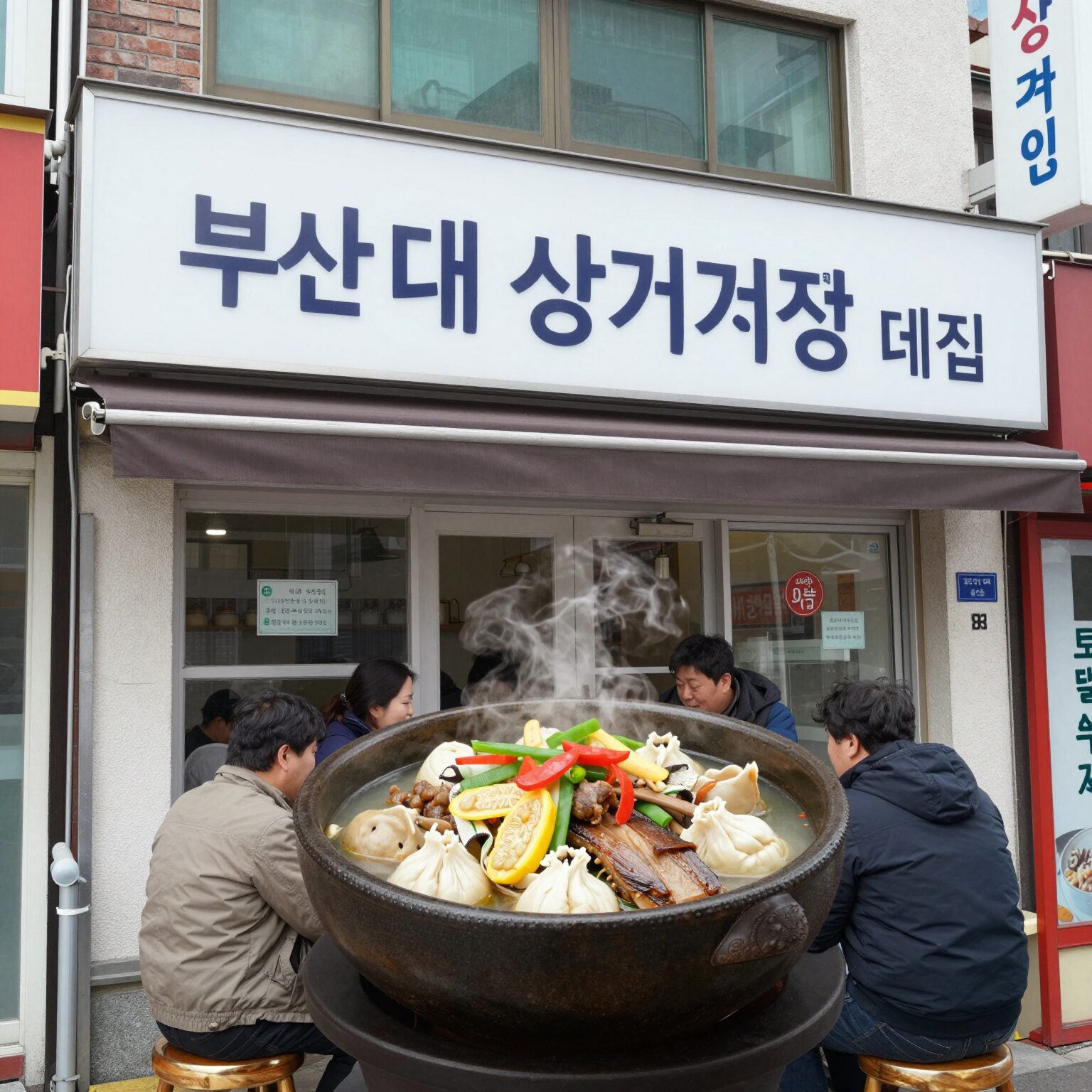 부산 대표 삼계탕 맛집 네 곳의 메뉴와 외관 사진