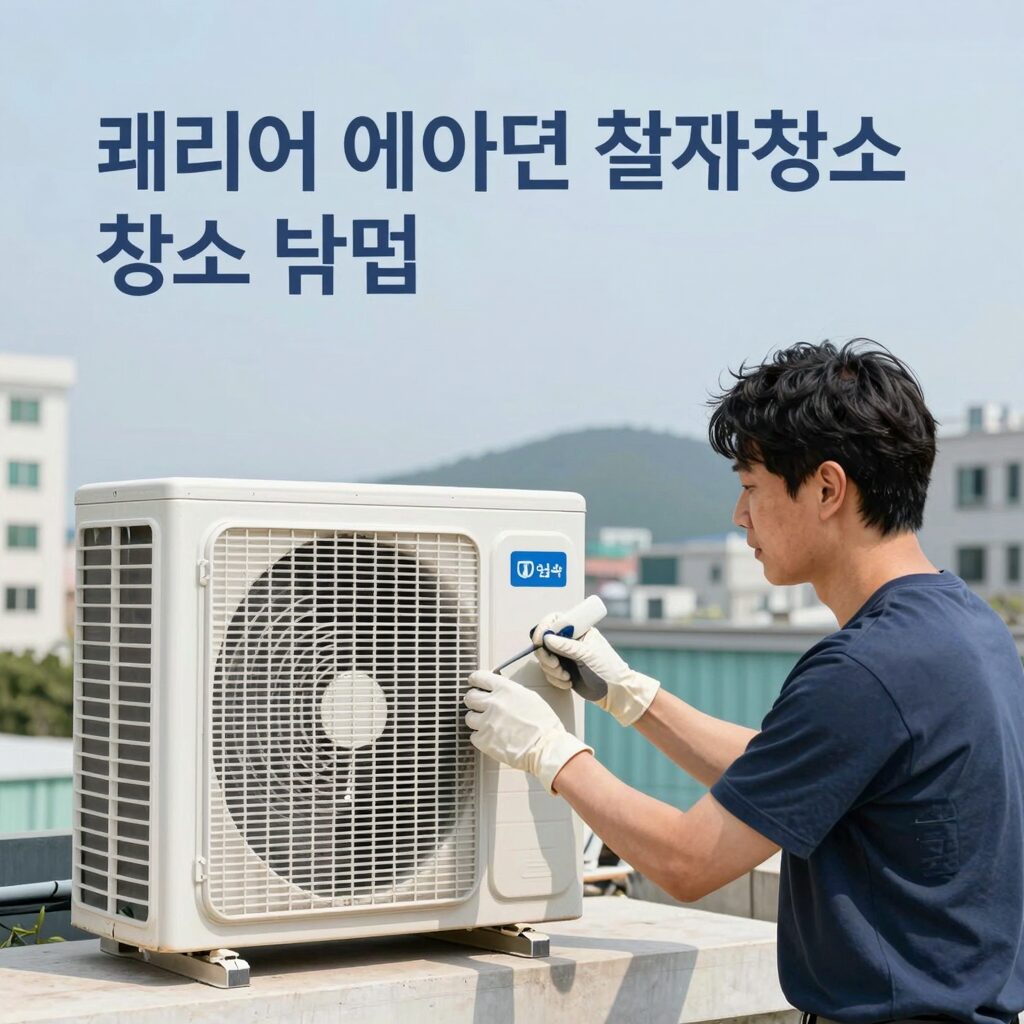 캐리어 에어컨 필터 청소 방법