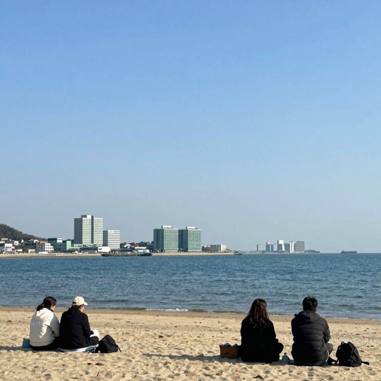 디오션CC 바다 전망 코스 전경