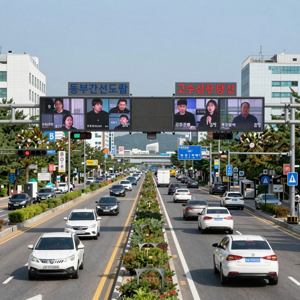 동부간선도로 교통상황 실시간 CCTV 확인 화면