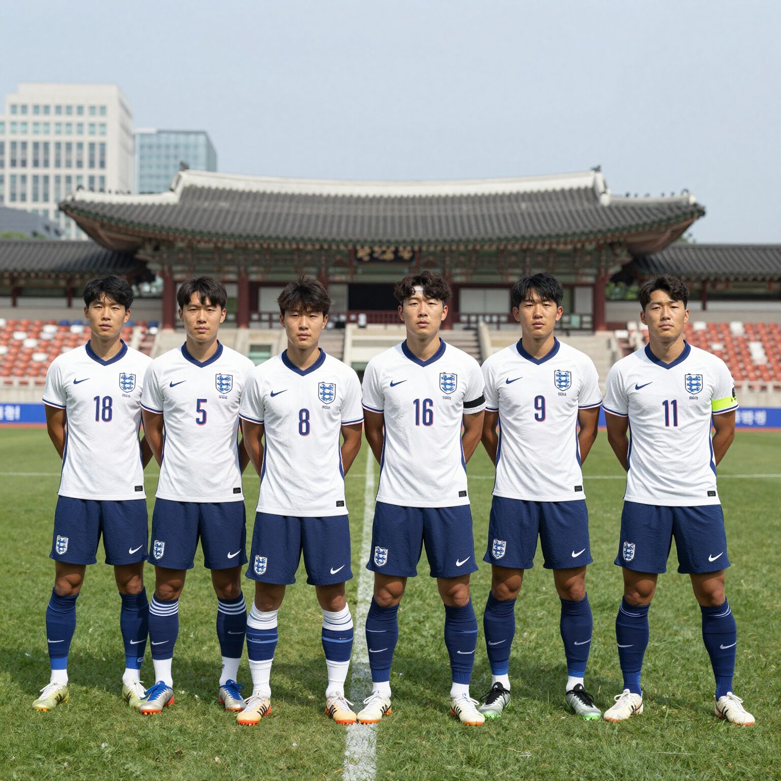 잉글랜드 피파랭킹 4위 국가대표팀 이미지