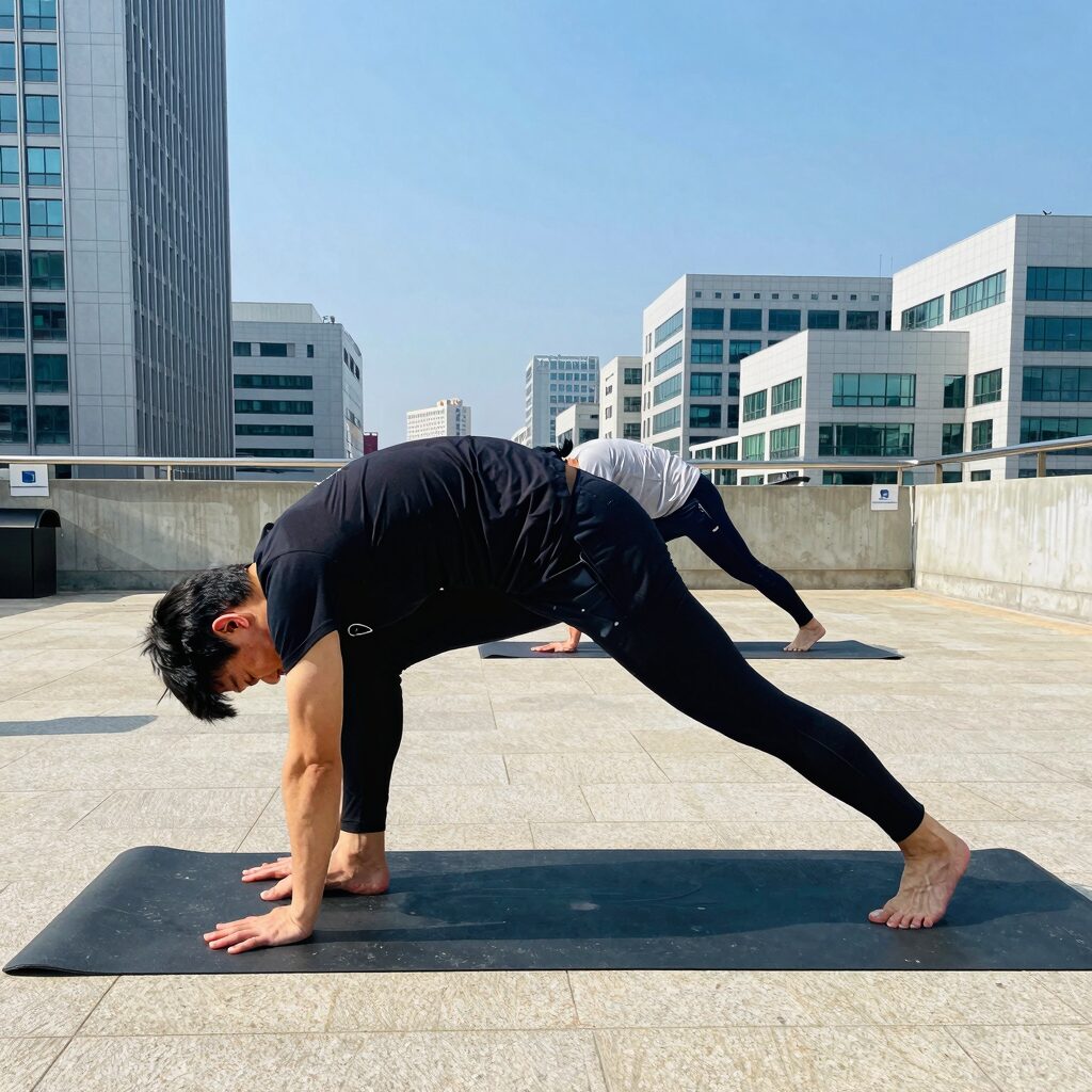 발바닥 열감 완화를 위한 스트레칭 동작