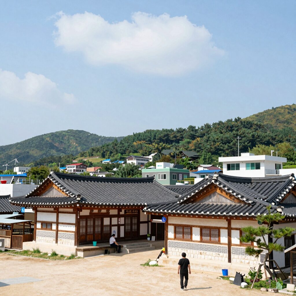 가평 계곡 펜션 전경