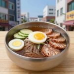 10분 초간단 골뱅이 냉면 여름 별미 시원한 골뱅이 냉면 그릇