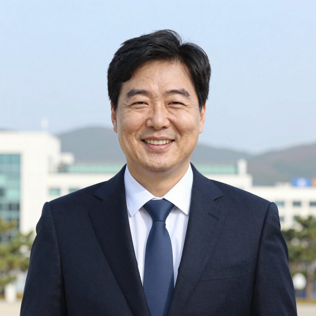 한지아 국회의원 공식 프로필 사진 정장 입고 미소 짓는 모습