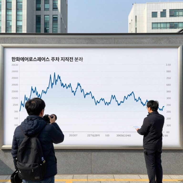 한화에어로스페이스 주가 차트 지지선 분석