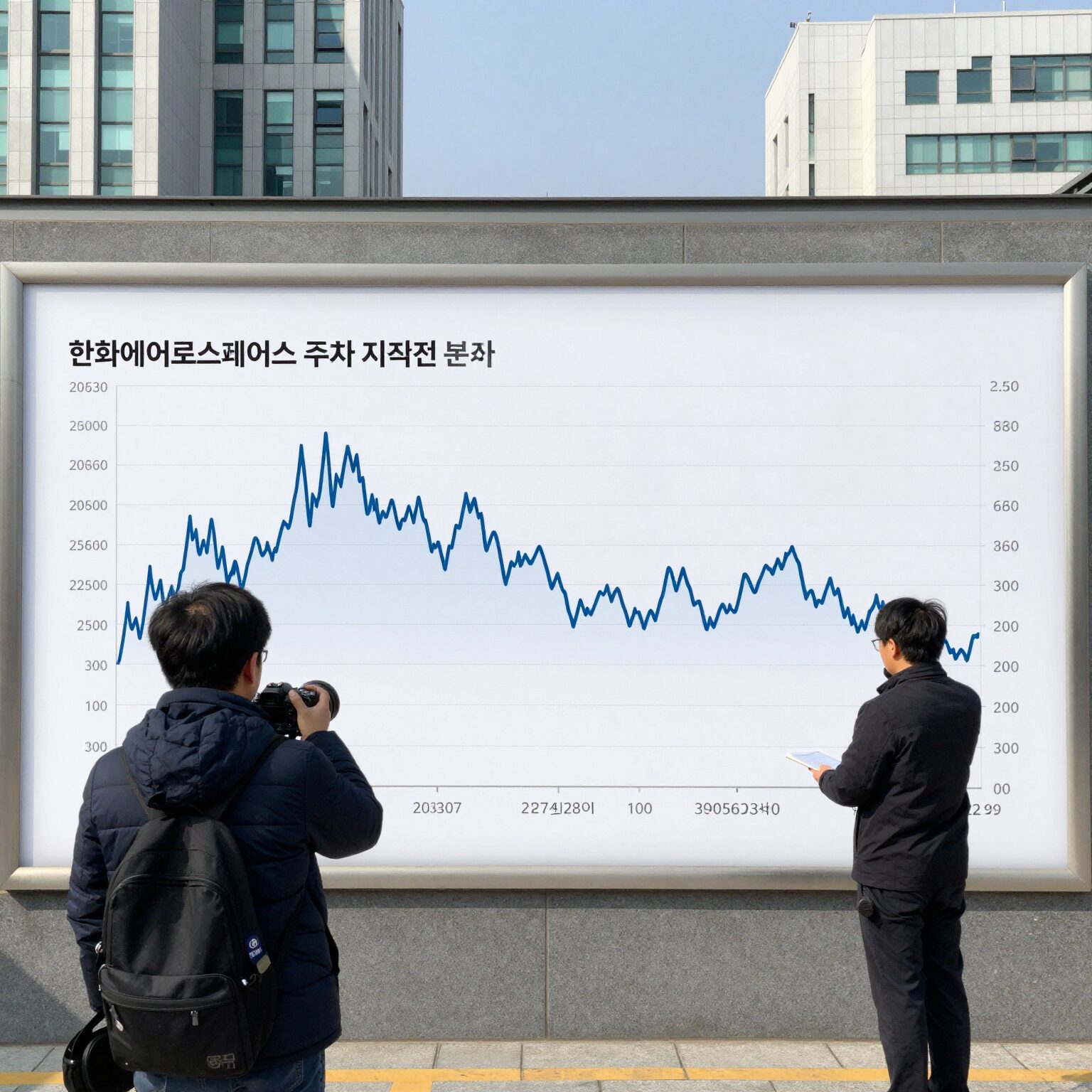 한화에어로스페이스 주가 차트 지지선 분석