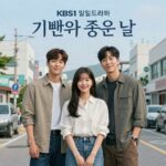 기쁜 우리 좋은 날 등장인물 총정리 120부작 정보 KBS1 일일드라마 기쁜 우리 좋은 날 주요 등장인물이 함께 찍은 포스터, 윤종훈 엄현경 정윤 윤다영이 앞줄에 서 있다