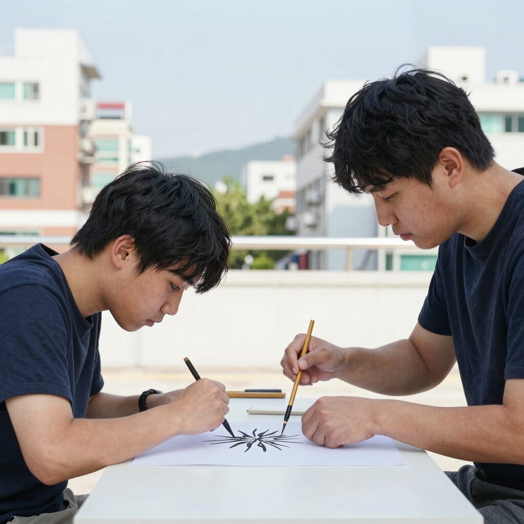 헤나스티커 붙이는 법 단계별 과정 사진