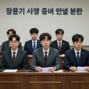장윤기 사건 증거 인멸 논란 법정 이미지