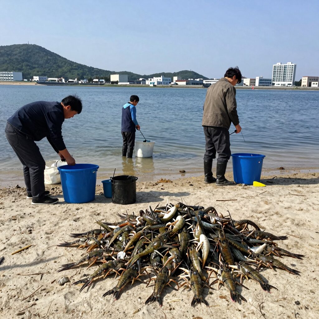 주꾸미 금어기 해제 후 인천 배낚시 현장