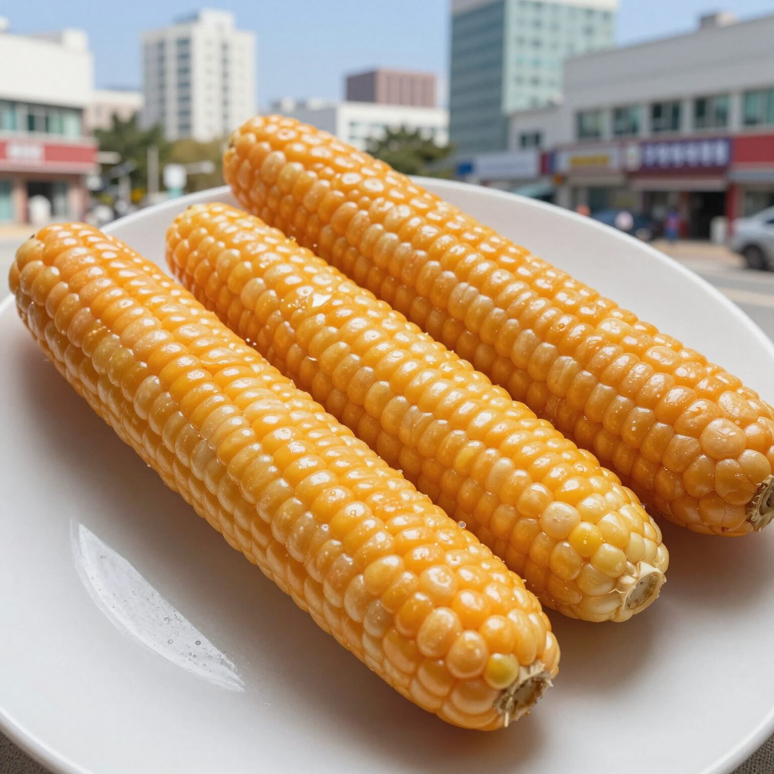 7월 제철음식 찰옥수수 삶는법으로 완성된 탱글탱글한 옥수수