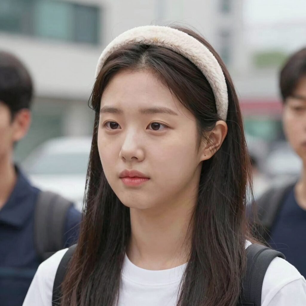 정유미 배우가 서진이네2에서 착용한 페이즐리 반다나 헤어밴드 스타일
