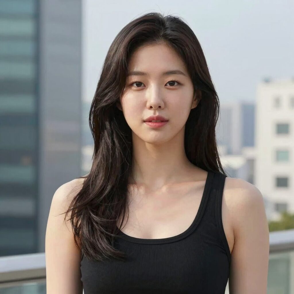 배우 강미나 최근 프로필 사진 다이어트 성공 후 세련된 비주얼