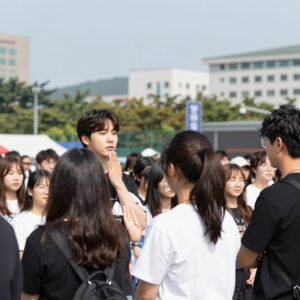 클릭비 김상혁이 2026년 6월 30일 열린음악회 사전 녹화에서 팬들에게 인사하는 모습