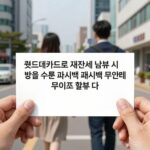 롯데카드 재산세 혜택 활용법 롯데카드로 재산세 납부 시 받을 수 있는 캐시백과 무이자할부 혜택을 설명하는 이미지