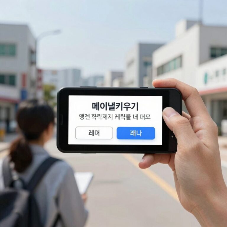 메이플키우기 설정 화면에서 캐릭터 삭제 버튼을 누르는 모습