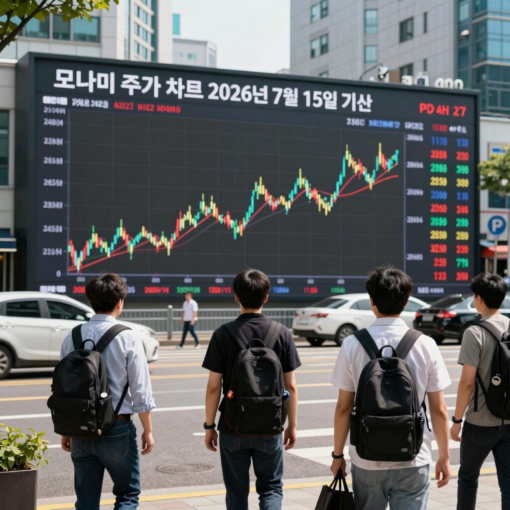 모나미 주가 차트 2026년 7월 15일 기준