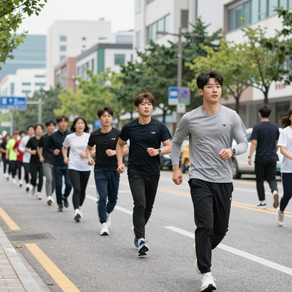 나혼자산다 운동회에서 이장우와 구성환이 줄다리기를 하는 장면