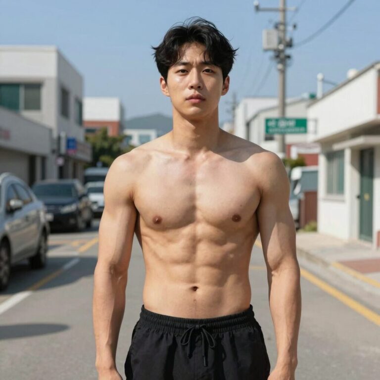 남궁민 검은 태양 촬영 시절 벌크업 모습