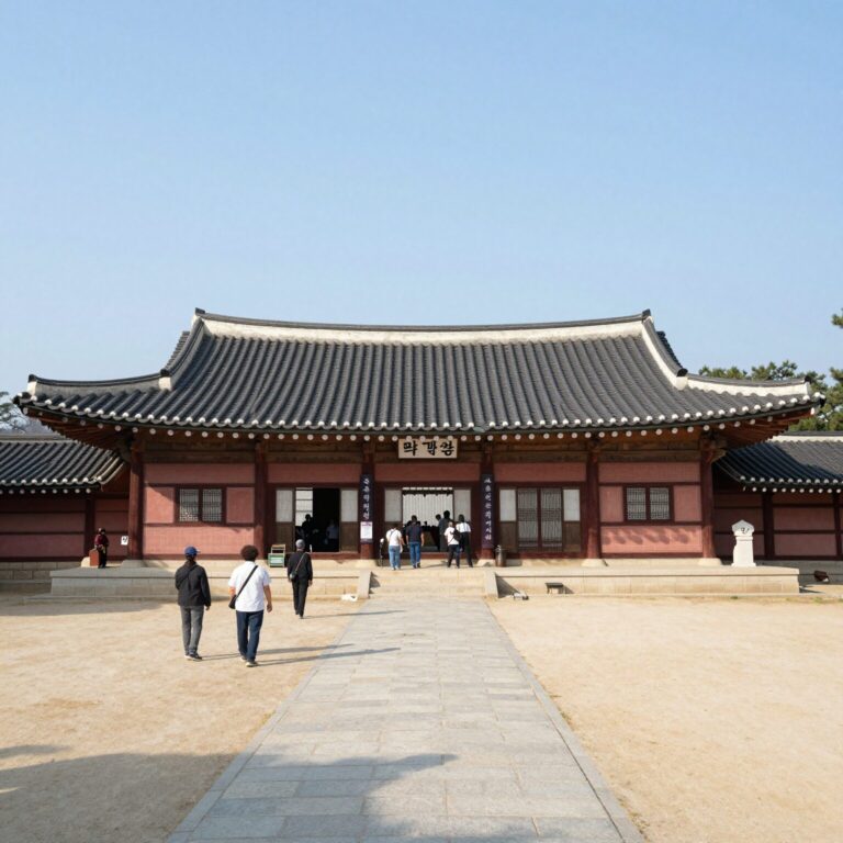 파주 국립민속박물관 야외 전시관 전경