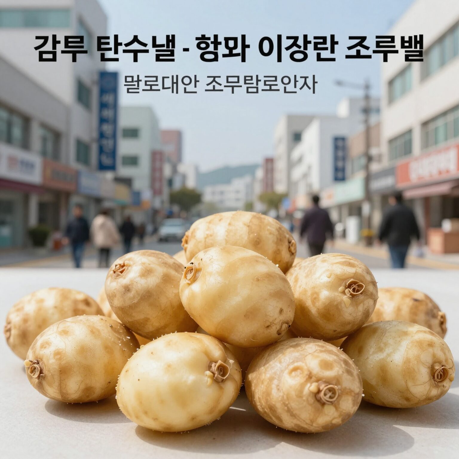 감자 탄수화물 함량과 다양한 조리법 비교