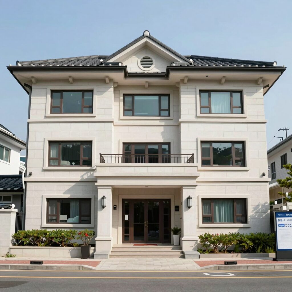이명박 전 대통령의 서울 강남구 논현동 자택 외관 모습