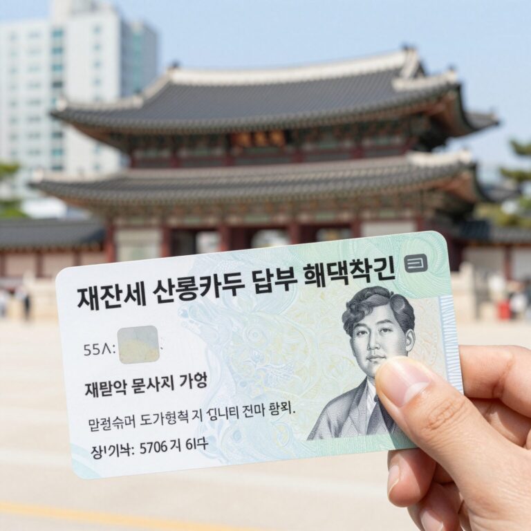 재산세 신용카드 납부 혜택 비교 표와 신용카드 이미지