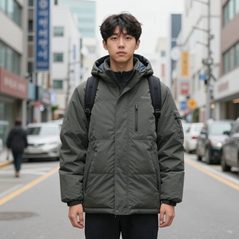 퍼들점퍼 10kg 착용한 아이 모습