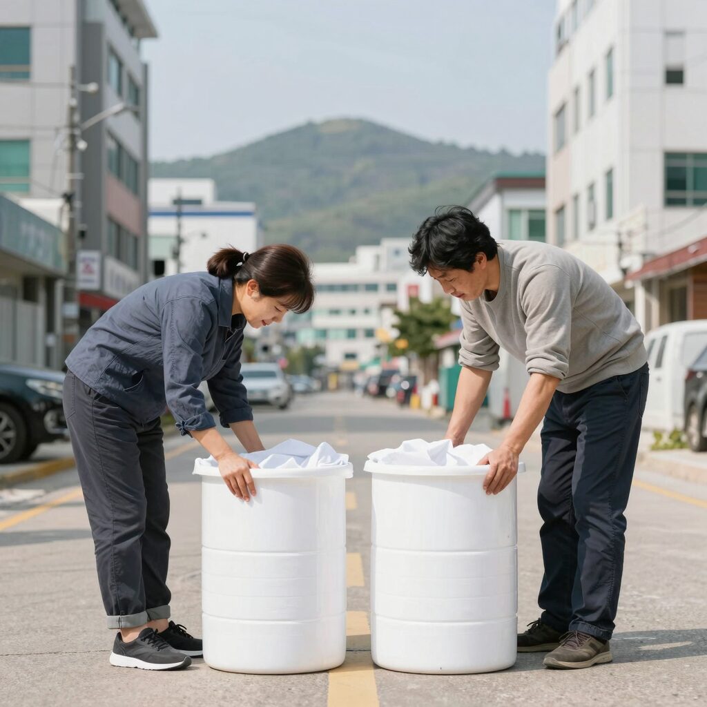 인견옷 세탁법 설명 이미지