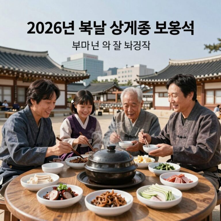 2026년 복날 삼계탕 보양식