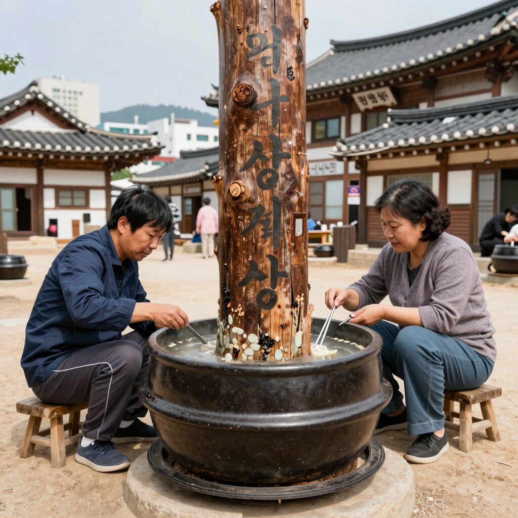 목포 용해동 강화삼계탕 엄나무 삼계탕