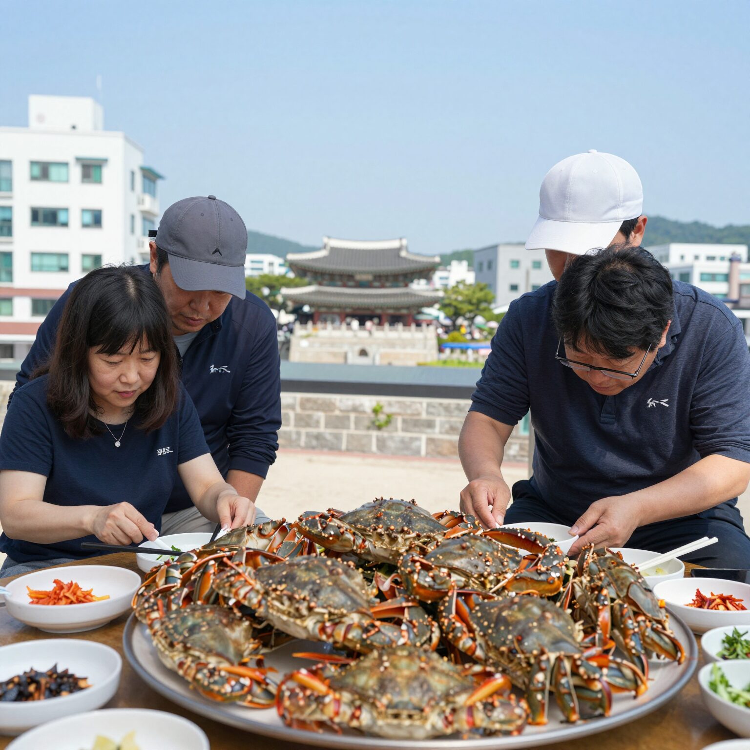 삿포로 여름 대게 카이센동 조식 사진