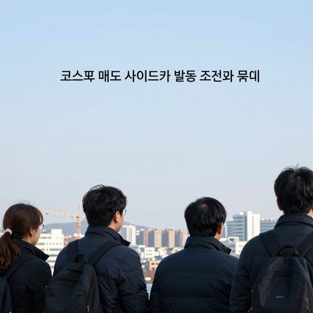 코스피 매도 사이드카 발동 조건과 의미